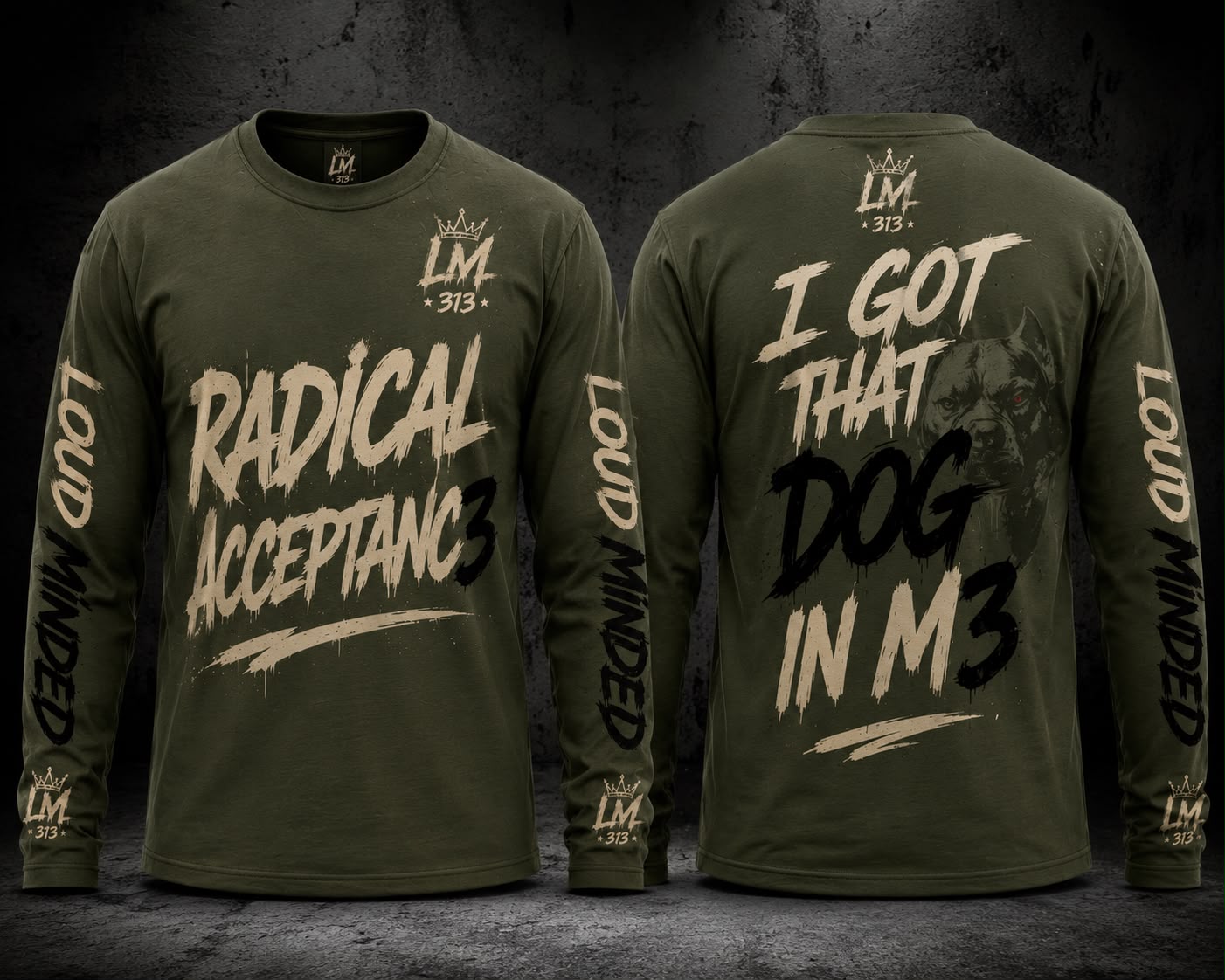 "RADICAL ACCEPTANCE" HEAVY LONG SLEEVE