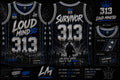 "SURVIVOR" METROPOLIS MESH BASKETBALL JERSEY