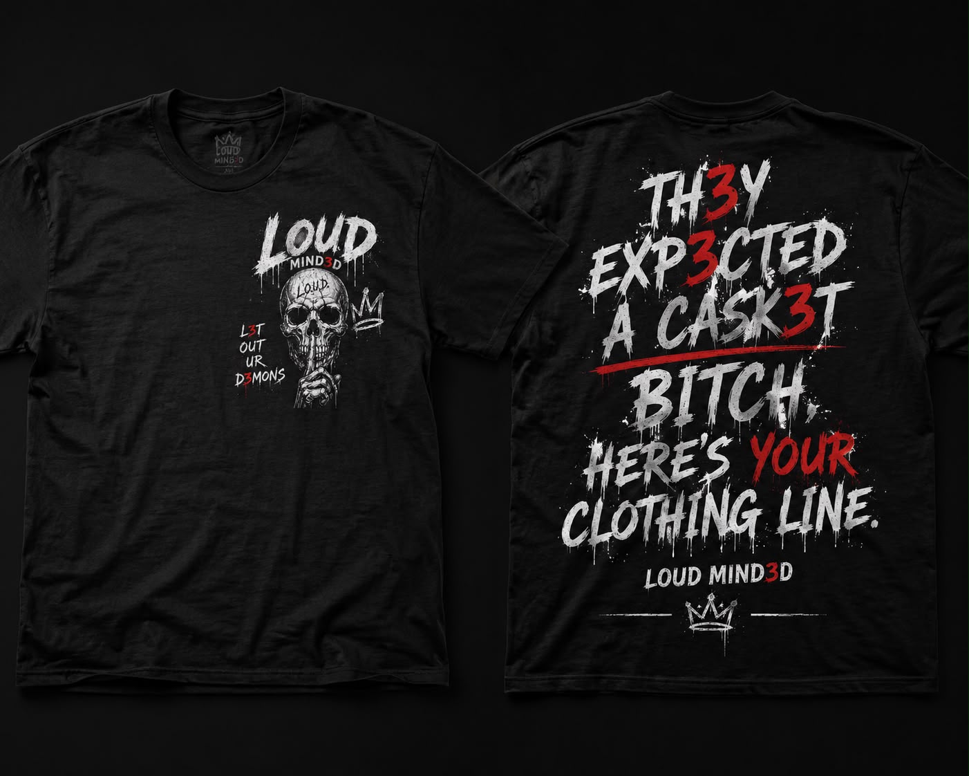 "THE CASKET" HEAVYWEIGHT GRAPHIC TEE